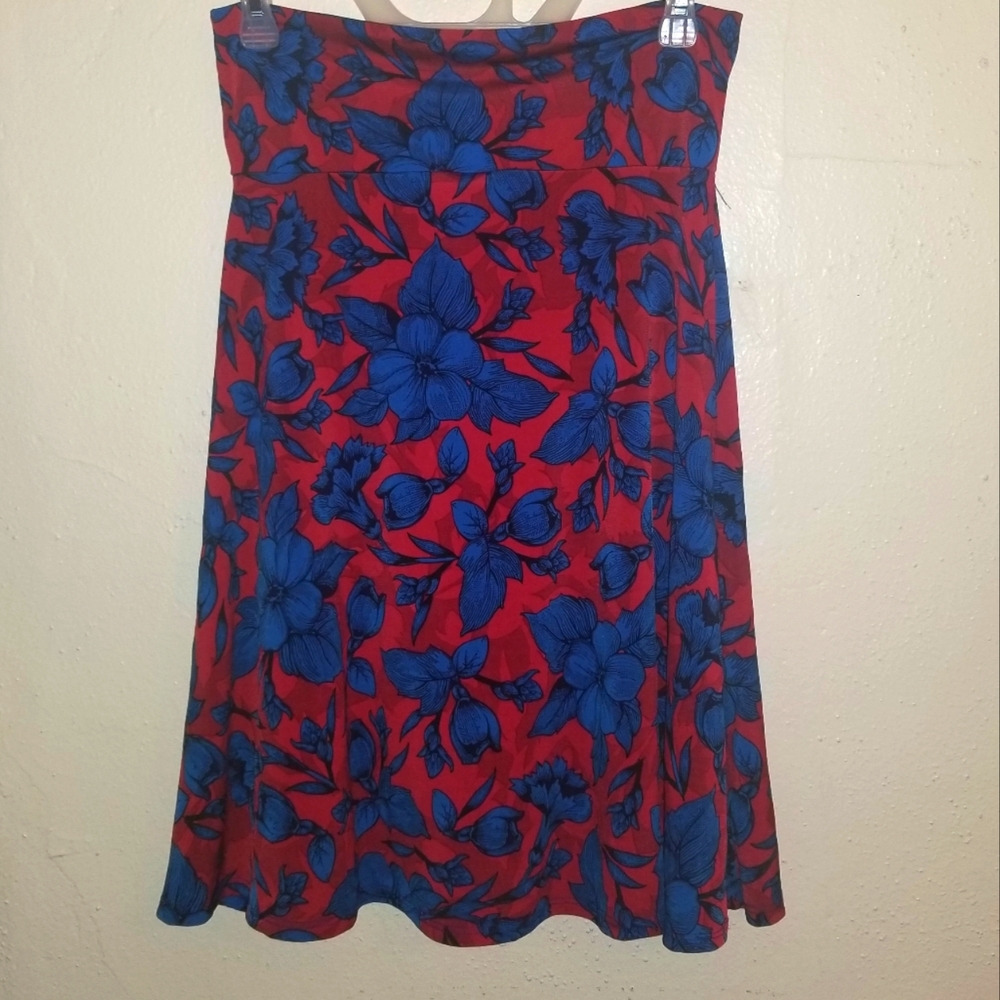 Lularoe Azure A Line Stretchy Skirt Xs - image 1